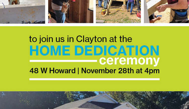 Home Dedication Ceremony
